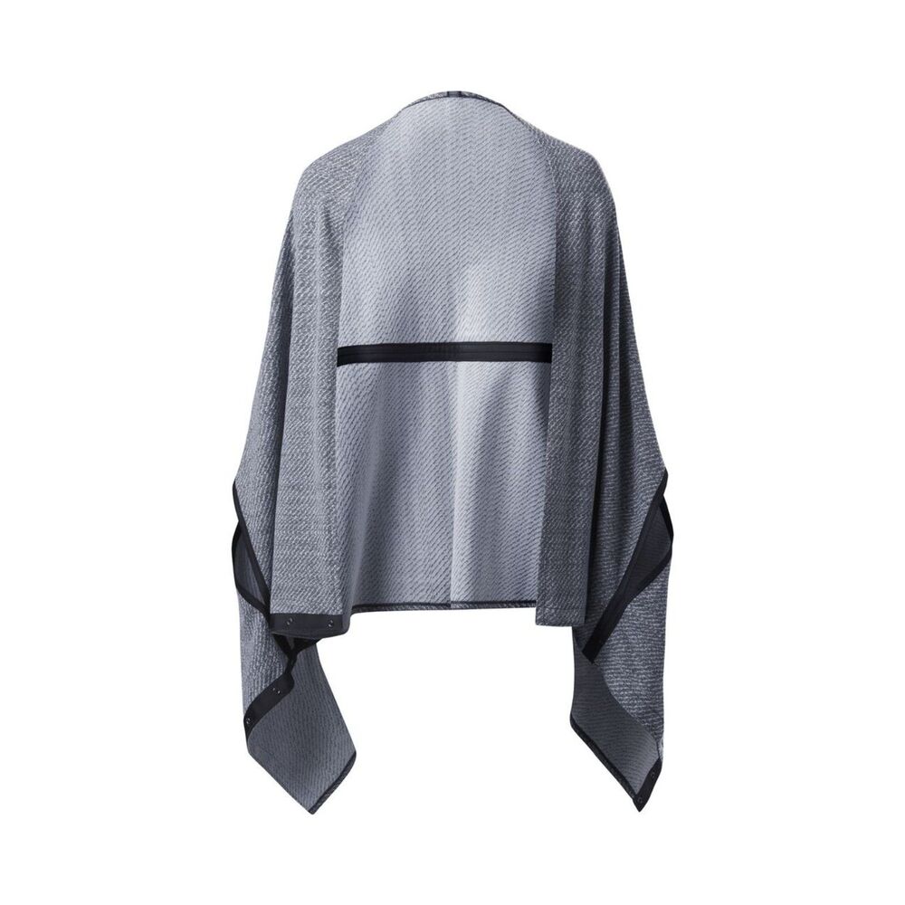 Lululemon Vinyasa Wrap, Hazy Heather/Heathered White/Heathered Black/Black, EUC